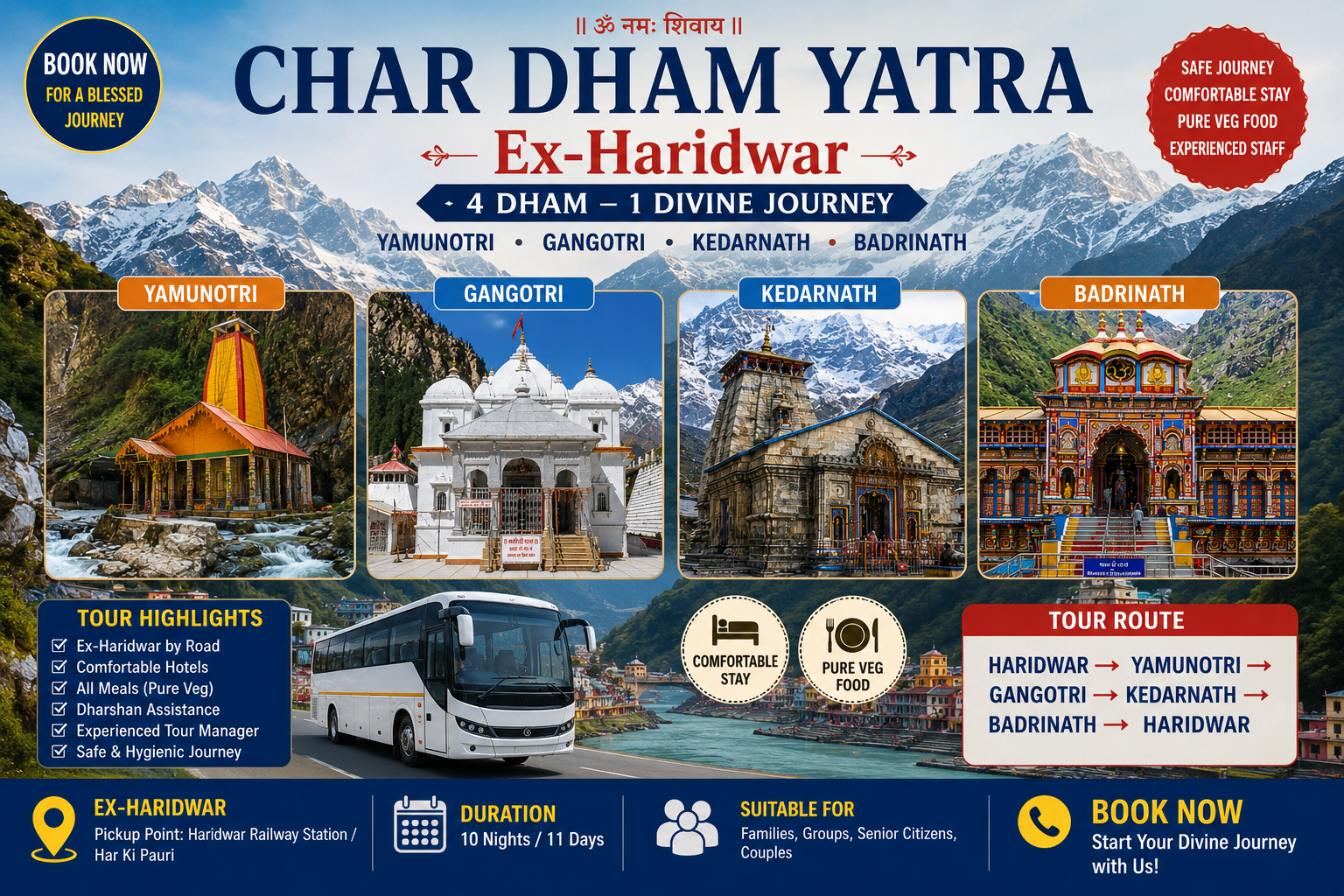 Char Dham Yatra Ex-Haridwar