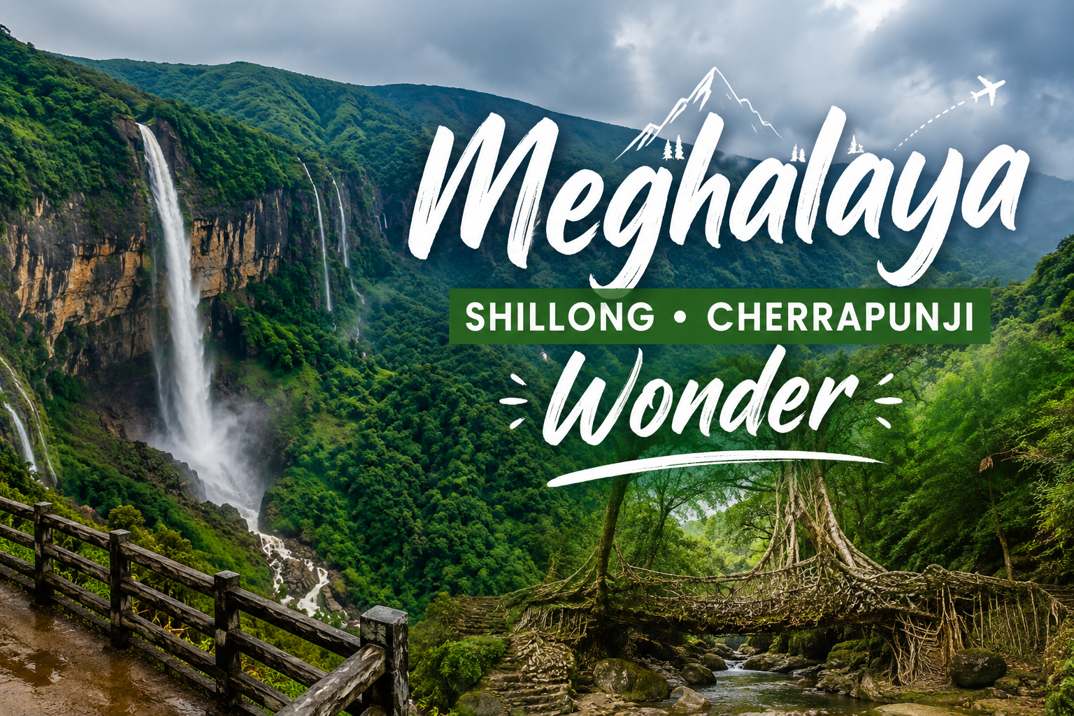 Meghalaya Shillong Cherrapunji Wonder