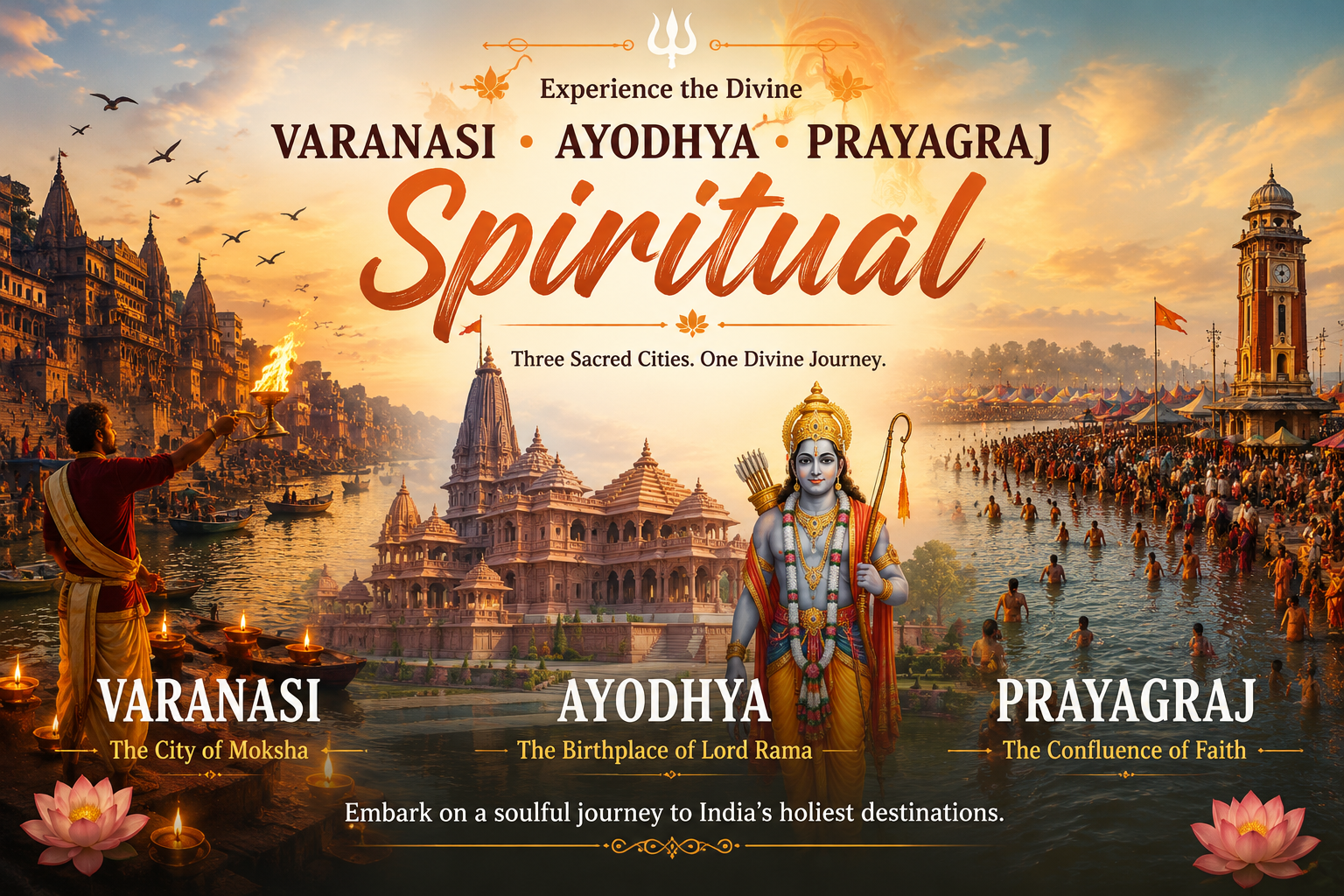 Varanasi Ayodhya Prayagraj Spiritual