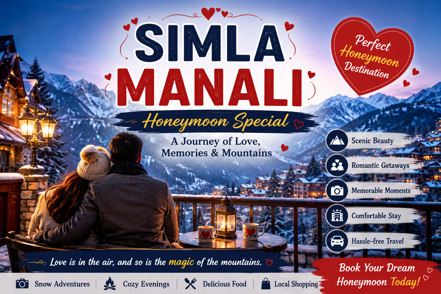 Shimla Manali Honeymoon Special